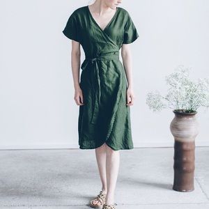 Linenfox mimosa dress, XS